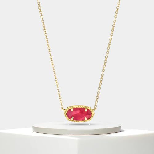 สร้อยคอมุกทรงไข่เคลือบด้วยทองคำ 14K แบบเรียบหรู พร้อมจี้แฟชั่นสำหรับผู้หญิง (รหัส HPH1)