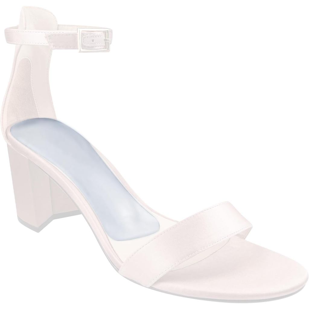 SOPROM พื้นรองเท้าเจลแทรก ขนาดกลาง สีฟ้าใส บรรเทาอาการปวดเท้าสำหรับรองเท้าส้นสูง US ไซ즈 8-9.5