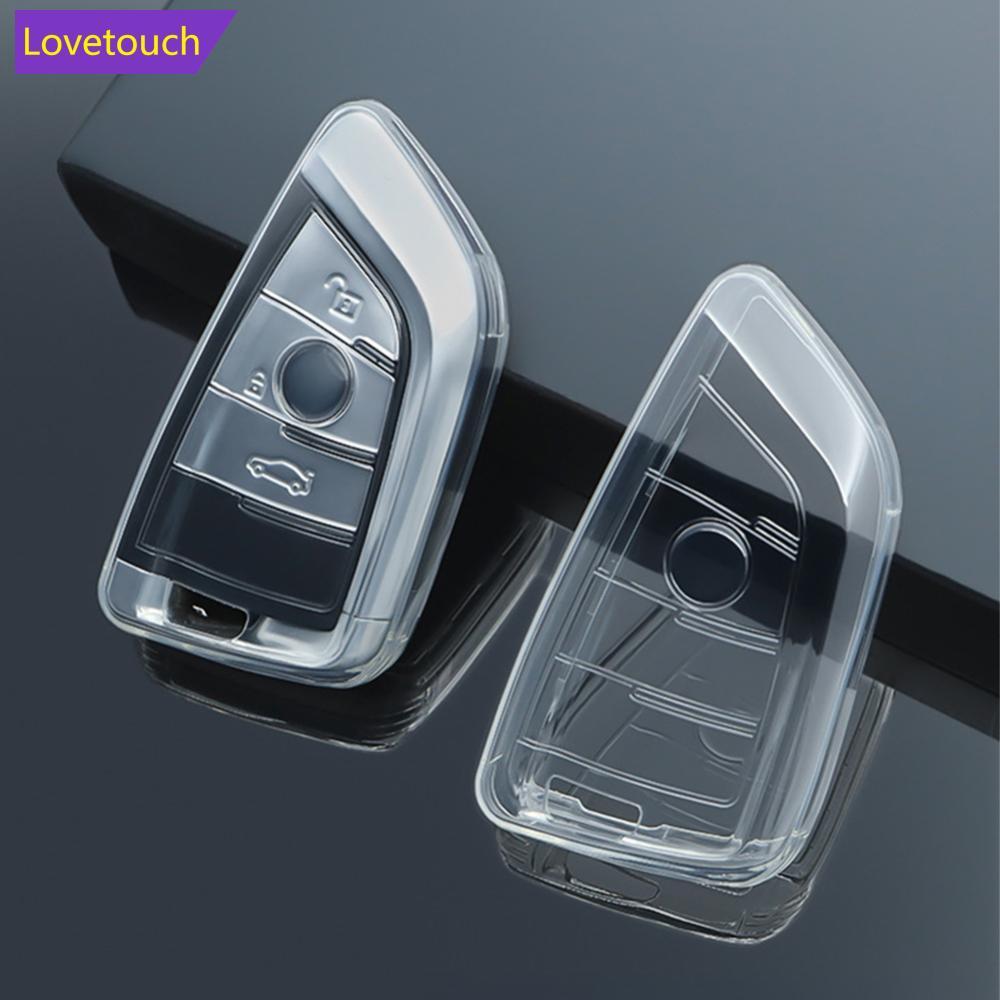 LOVETOUCH Soft TPU รถ Remote Key กรณี Fob Keyless กระเป๋าสําหรับ BMW X1 X3 X5 X6 X7 1 3 5 6 7 Series