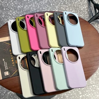 เคสซิลิโคนเหลวแท้ สัมผัสดี กันรอยนิ้วมือ กันกระแทก สำหรับ Vivo X300 Ultra, X300 Pro, X200 Pro, X100 Ultra, X200 Pro Mini, X200 Ultra, X100 Pro, X100S Ultra, X90