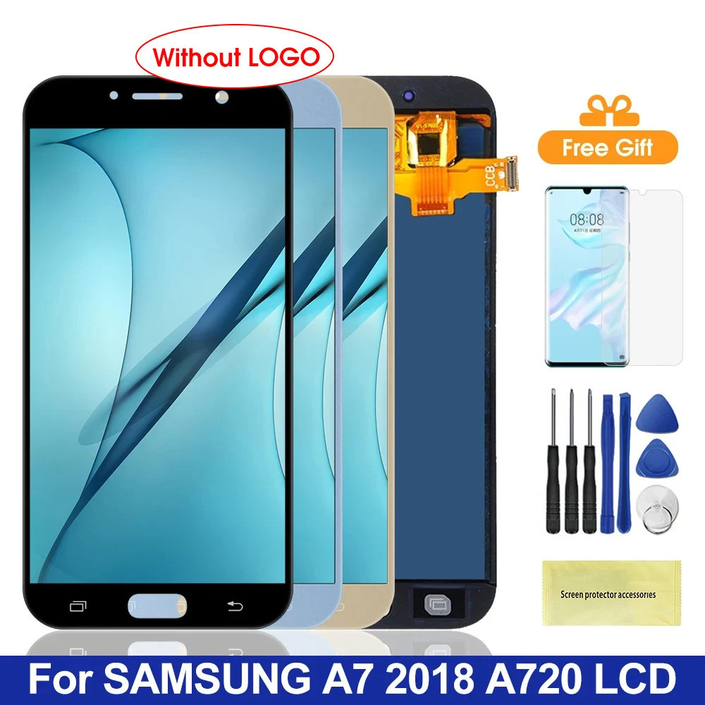 แนวโน้มตอนนี้ Lcd สําหรับ Samsung Galaxy A7 2017 จอแสดงผล LCD Touch Screen Digitizer Assembly สําหรั