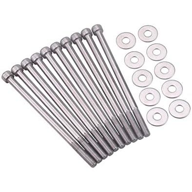 สแตนเลส LS1 INTAKE MANIFOLD BOLTS ชุดสําหรับ LSX LS2 LS3 LS6 CAMARO CORVETTE GM