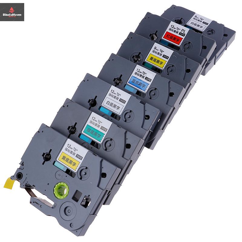 12 มม.9 มม.TZ-231 PT-E100B D210 เทปฉลากสําหรับเครื่องพิมพ์ Brother P-touch