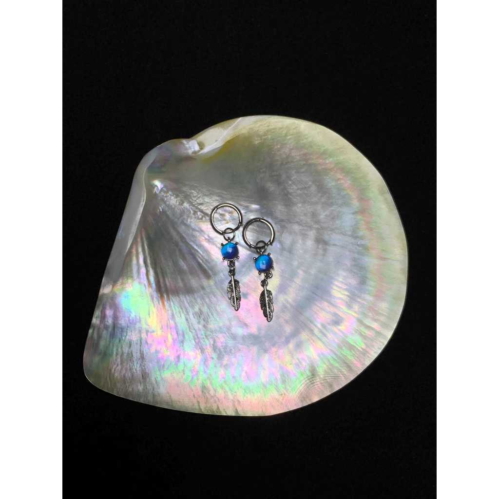 สร้อยคอผีเสื้อสีน้ำเงิน EOC Morpho menelaus - จี้ดั้นทายน่ารัก สไตล์หรู ของขวัญพิเศษ