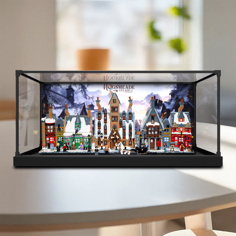 [ไม่รวมรุ่น] เหมาะสําหรับ 76457 Harry Potter Hogmode Village Building Block ตกแต่งโลหะผสมกรอบกล่องเก