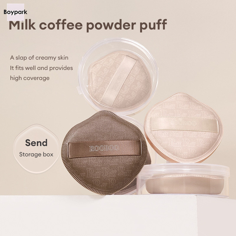Boypark Cotton Candy Large Shield Shaped Dry Wet Dual-use Powder Puff