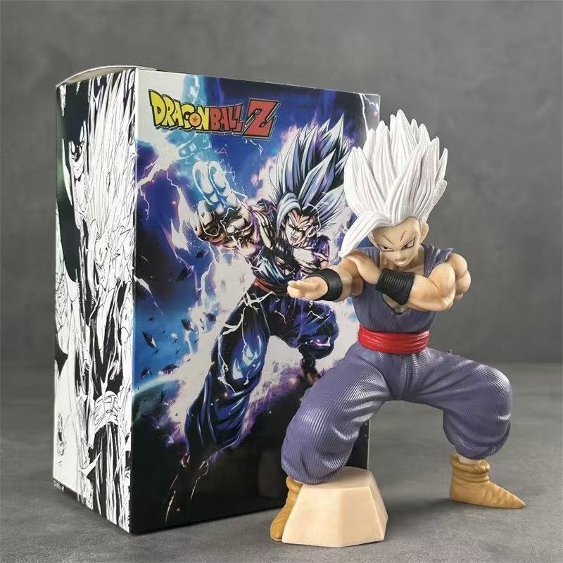Dragon Ball รูป White God Gohan Beast Gohan รถเดสก์ท็อป gk ของเล่นรูปเครื่องประดับ