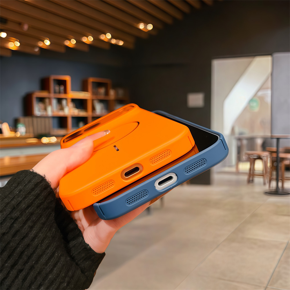 คุณภาพสูง Hard SHELL เคสโทรศัพท์แม่เหล็กสําหรับ iPhone 17 Pro Max 12 13 14 15 16 PRO MAX Air 15 16 plus Anti drop เลนส์ป้องกันกันกระแทก Cove Hard SHELL กรณีโทรศัพท์ - รูปที่ 6