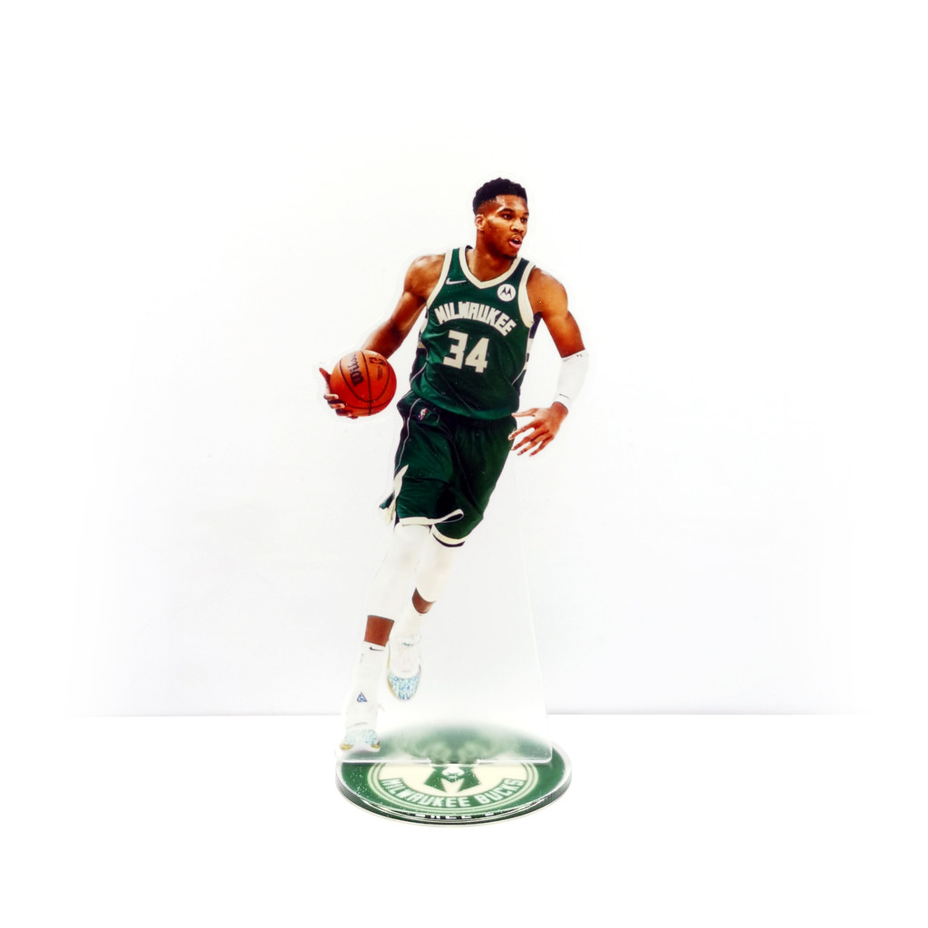 Giannis Antetokounmpo เครื่องเล่นดาวบาสเก็ตบอลชื่อดังอะคริลิคฟิกเกอร์ L