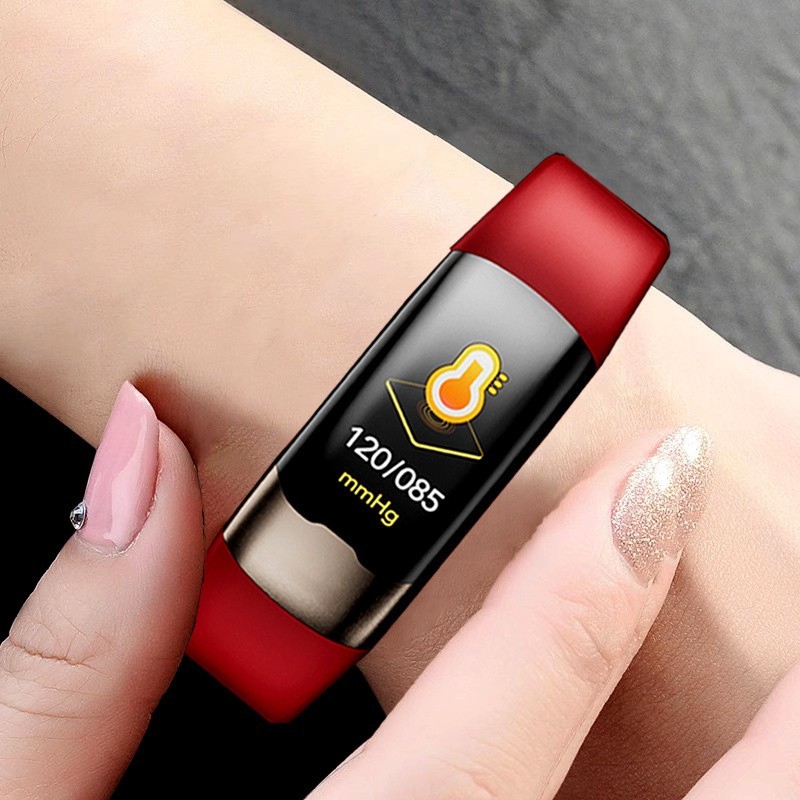 Geodell Uncreated น้ําตาลในเลือด Test สร้อยข้อมือสมาร์ท All-Weather ความดันโลหิต Heart Rate ออกซิเจน