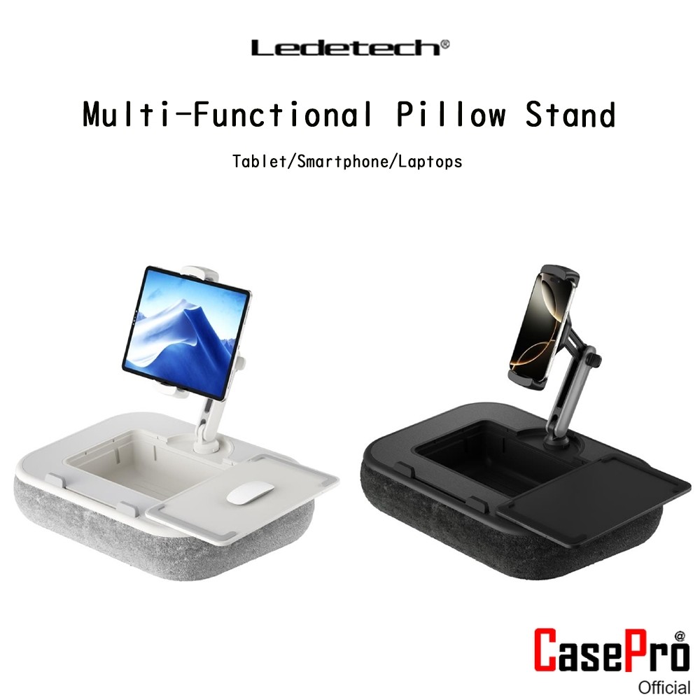 LEDETECH Multi-Functional Pillow Stand หมอนสารพัดประโยชน์พร้มอขาจับอุปกรณ์เกรดพรีเมี่ยม สำหรับ Smart