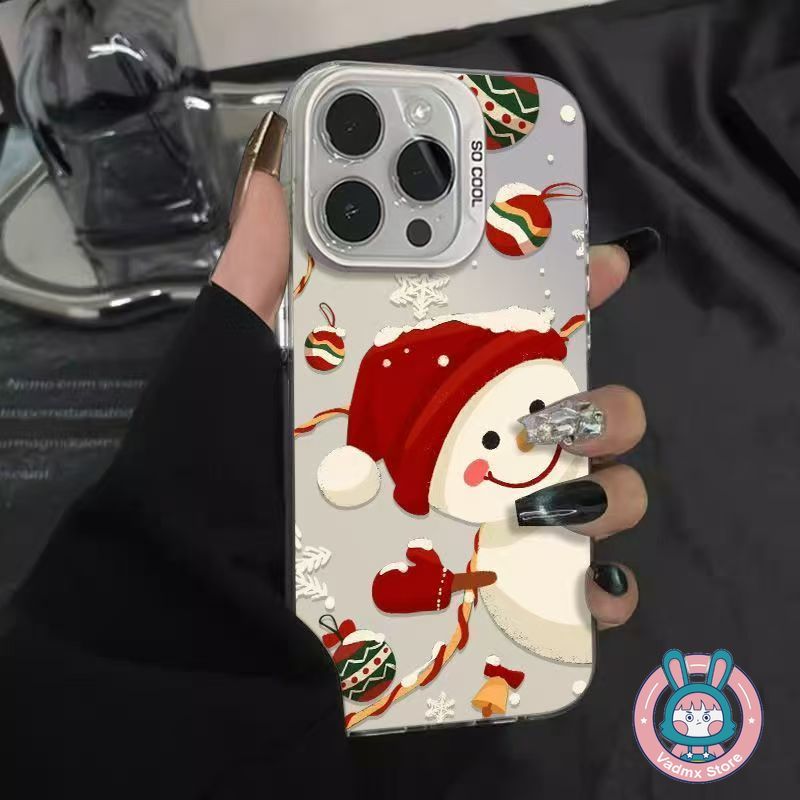 น่ารักคริสต์มาส Snowman เคสโทรศัพท์สําหรับ Vivo Y39 Y29 Y29s Y04 Y12 Y12A Y12S S1 Pro Y9S Y7S Y03T Y