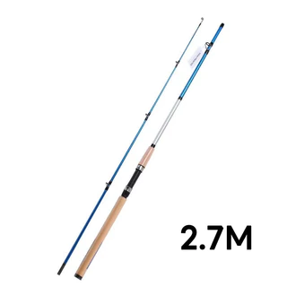 🔥 OilStars Spinning Rod 1.8/2.1/2.4/2.7/3M super Hard Carbon Fishing Rod Hard ปรับ Lure Rod 2 ส่วน