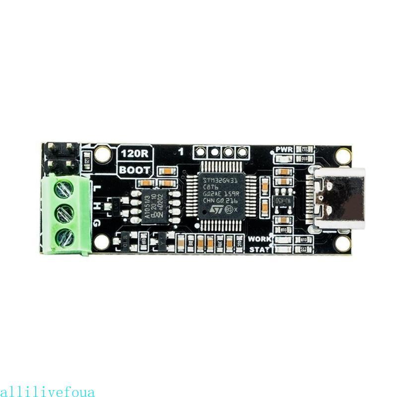 Allilivefoua CANable 2 0 CANbus Transceiver USB to CAN Protocol Analyzers CAN2 0 ตาม STM32G431C8T6 ส