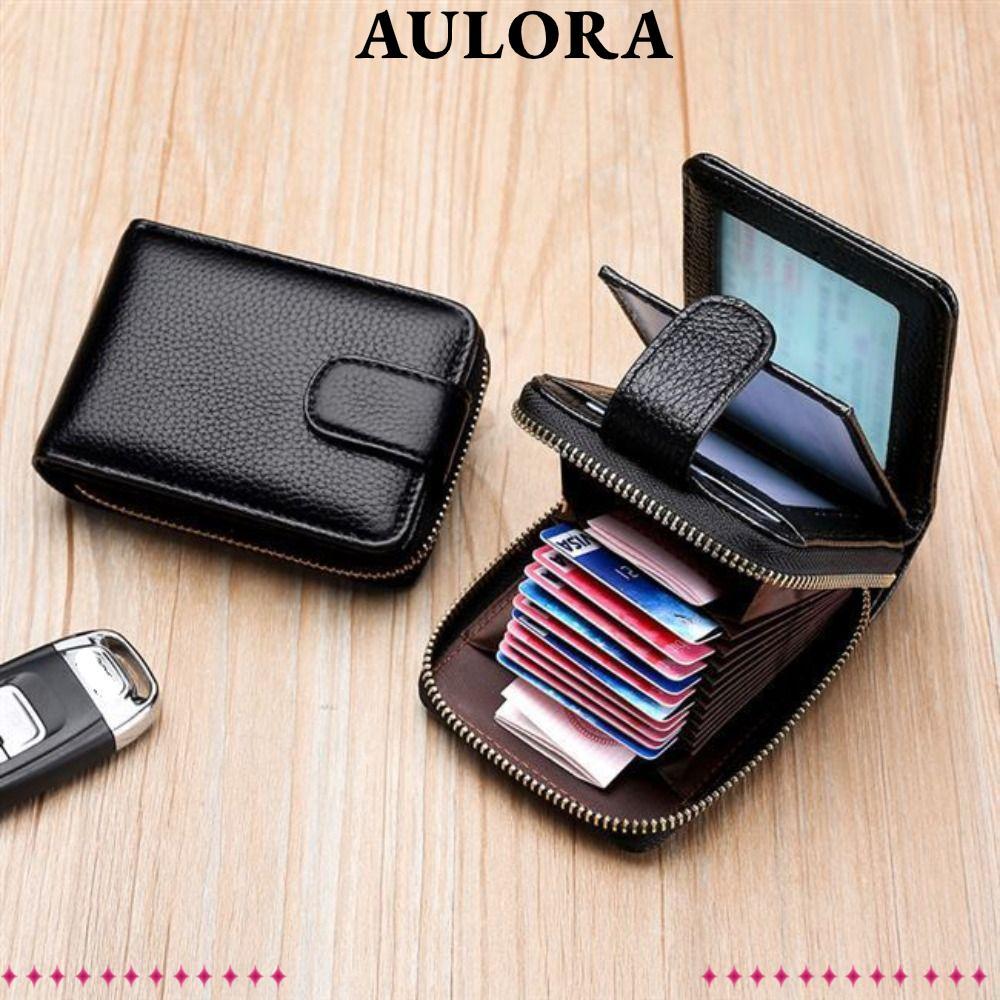 กระเป๋าใส่บัตร Aulora RFID/NFC Protection จากหนังคุณภาพสูง