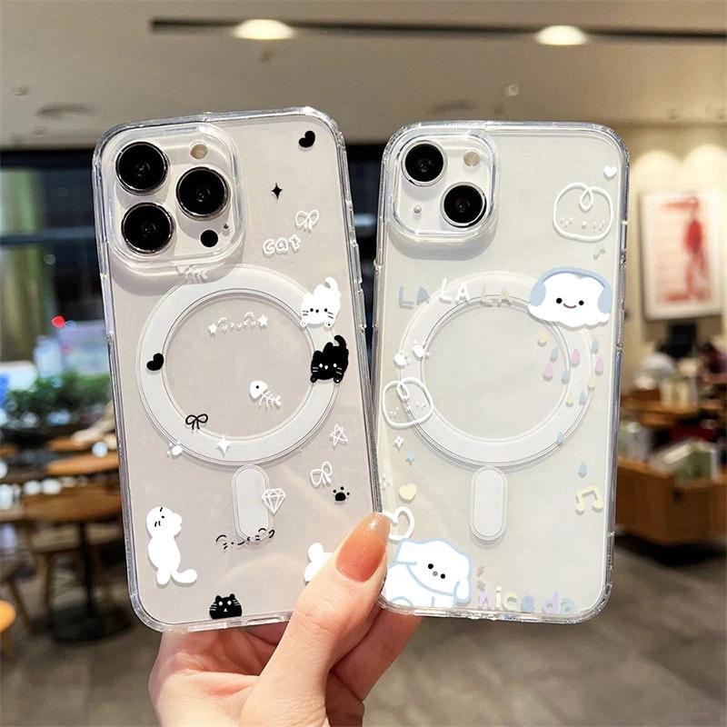 Magnetic Case For Samsung A56 5G A06 5G A16 5G A36 A55 5G A15 5G A54 A35 A26 S25 Ultra เคสพีซีแข็งกั