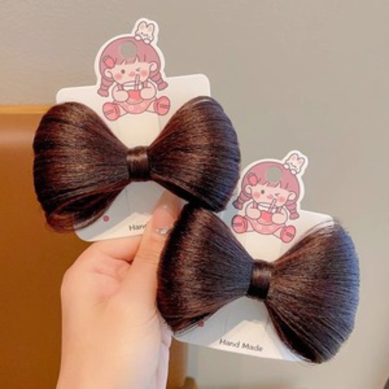 มวยผมเกาหลีสไตล์หวานเย็นสำหรับผู้หญิง พร้อมแฮร์พีซและแหวนผมสีสันสดใส - รูปที่ 7