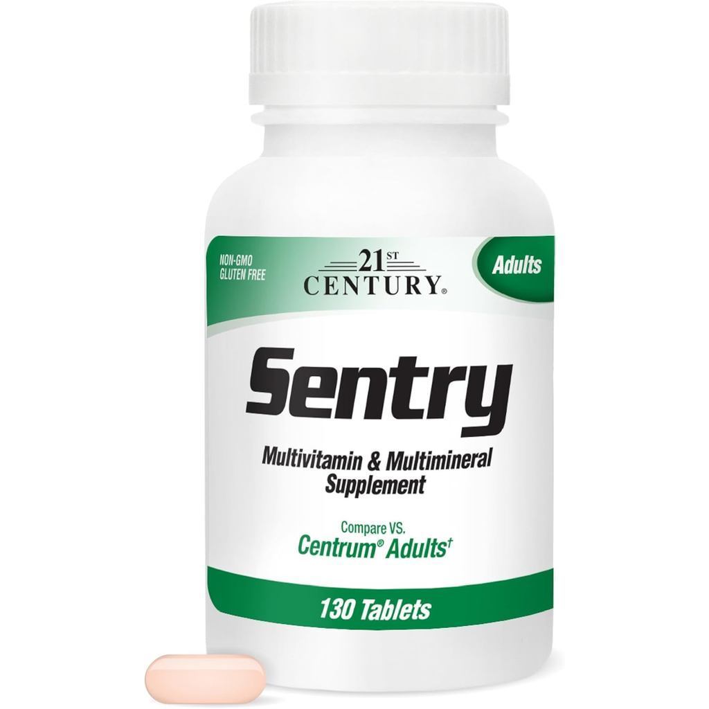 21st Century Sentry Adults Multivitamin & Multimineral (130Tablets) วิตามินแร่ธาตุรวม