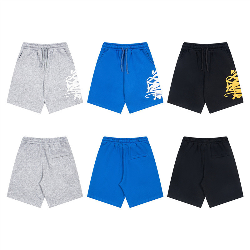 SYNA WORLD กางเกงขาสั้นห้าจุดกางเกงกีฬาลําลอง Sweatpants Casual ผู้ชายผู้หญิง