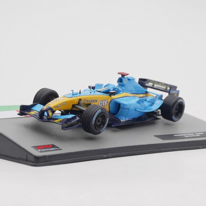 Ixo 1: 43 RENAULT F1 รถแข่งรถอัลลอย รุ่น RENAULT R24 2004 Jarno Trulli
