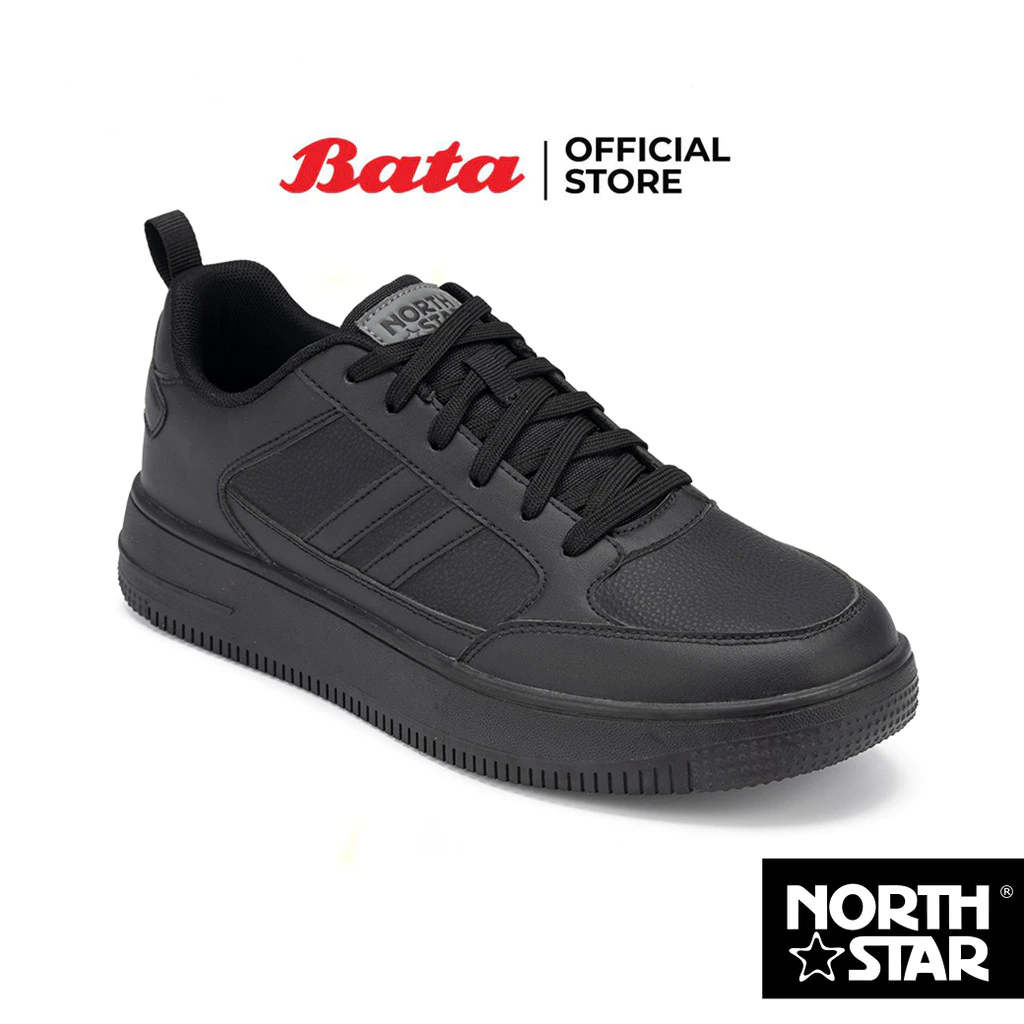 Bata บาจา North Star รองเท้าผ้าใบสนีคเกอร์แบบผูกเชือก สำหรับผู้ชาย รุ่น TAM สีขาว 8201180 สีดำ 8206180