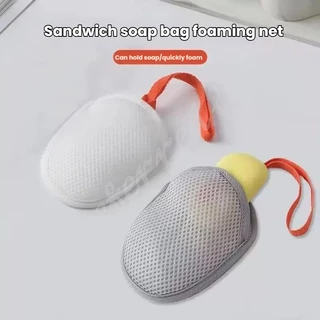 ถุงตาข่ายตีฟองสบู่ ผ้าขนหนูอาบน้ําใช้ผลิตโฟมสบู่