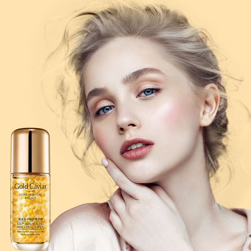 Spot Delivery in Seconds#Yizhichun Golden Caviar Repair Essence Ceramide Moisturizing Repair Caviar 