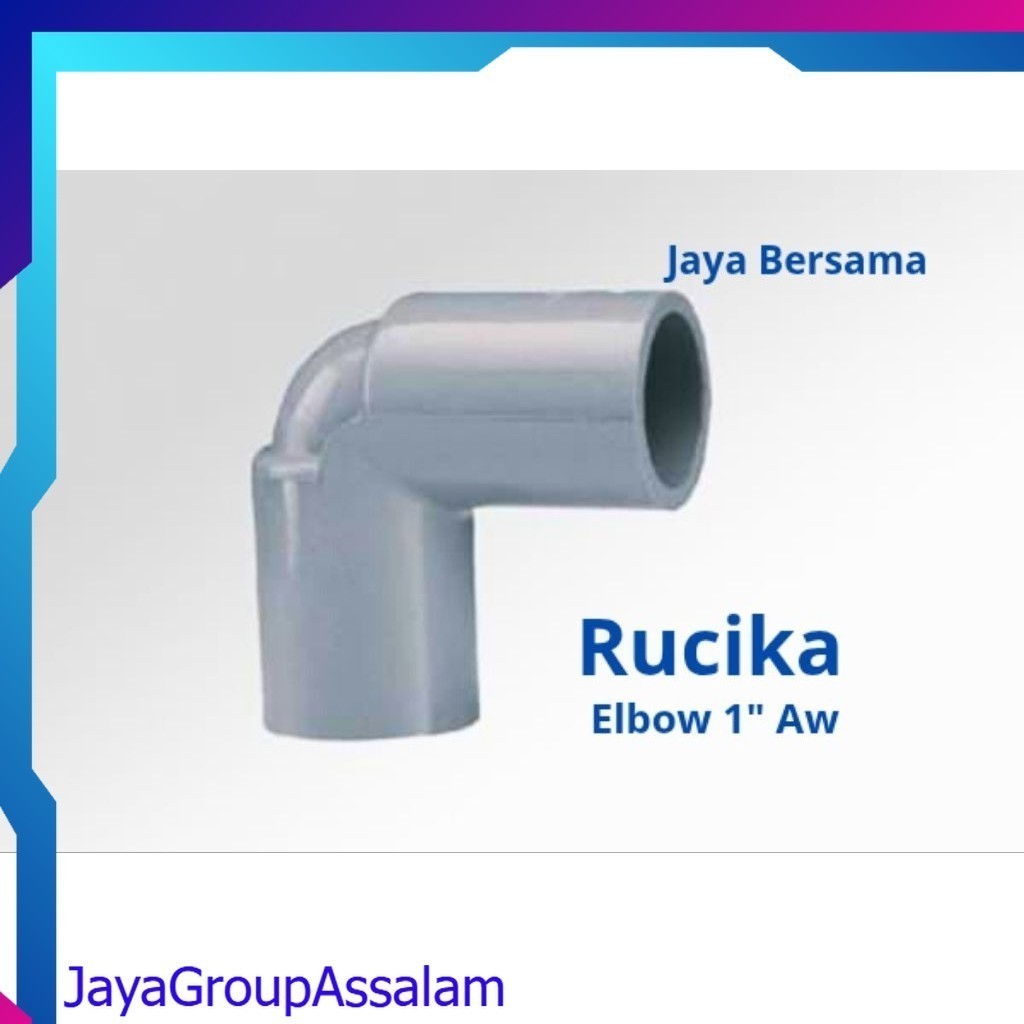 ข้องอ 1" aw, keni 1" aw Rucika, L 1" Aw