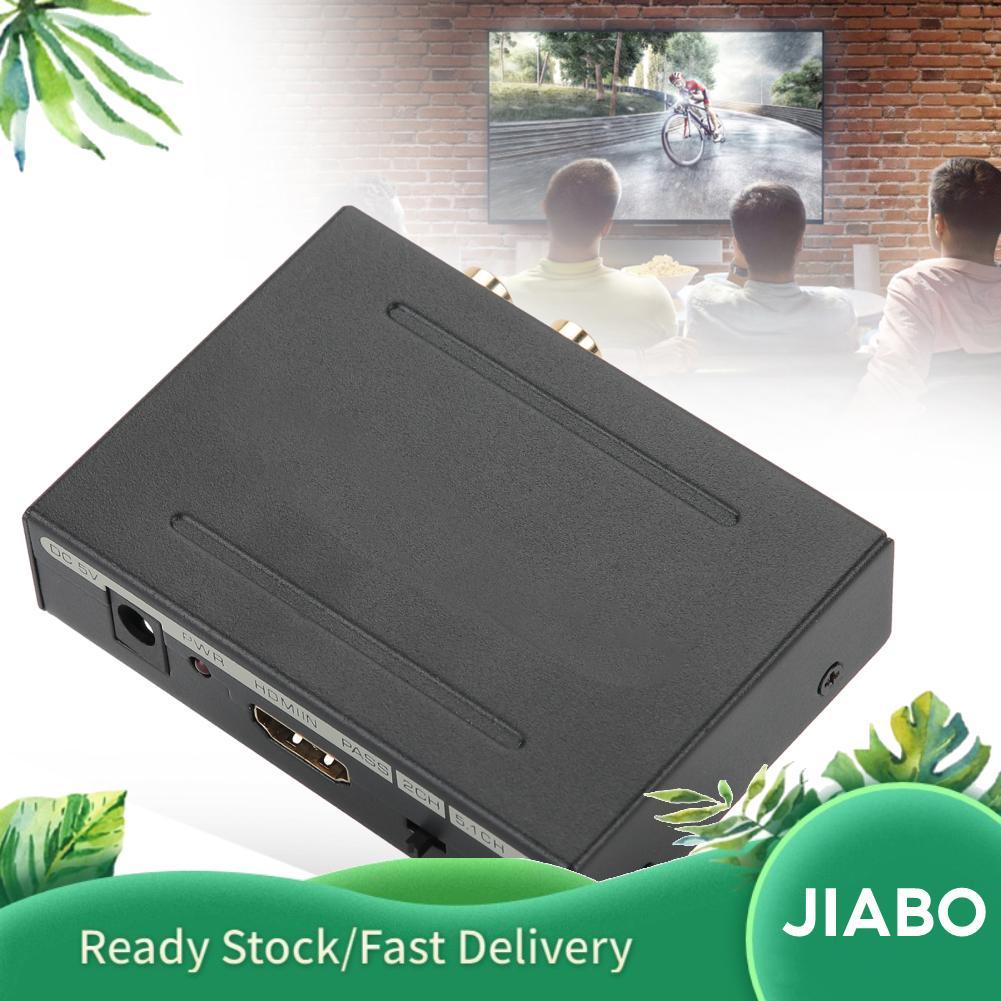 Jiabo 0.5-1.5Volts P-p(TTL) ตัวแปลงแยกเสียง HDMI สำหรับ HDCP 1.4