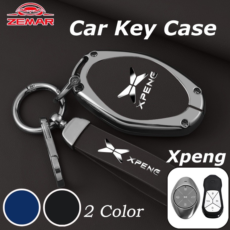 Xpeng X9 G6 หนังกุญแจรถฝาครอบสมาร์ท Key Case Protector แฟชั่น KeyChain สําหรับ Xpeng X9 G6