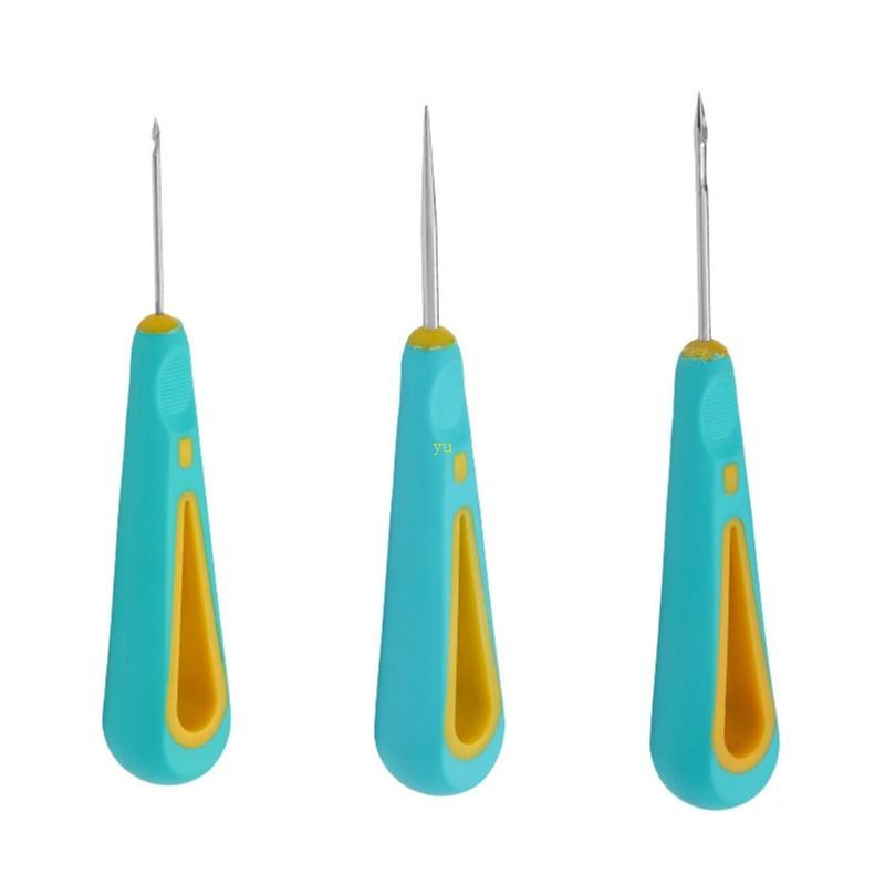 Yu 3x Set Punch Needle Wick Tool Round Hole Cone Making Supplies