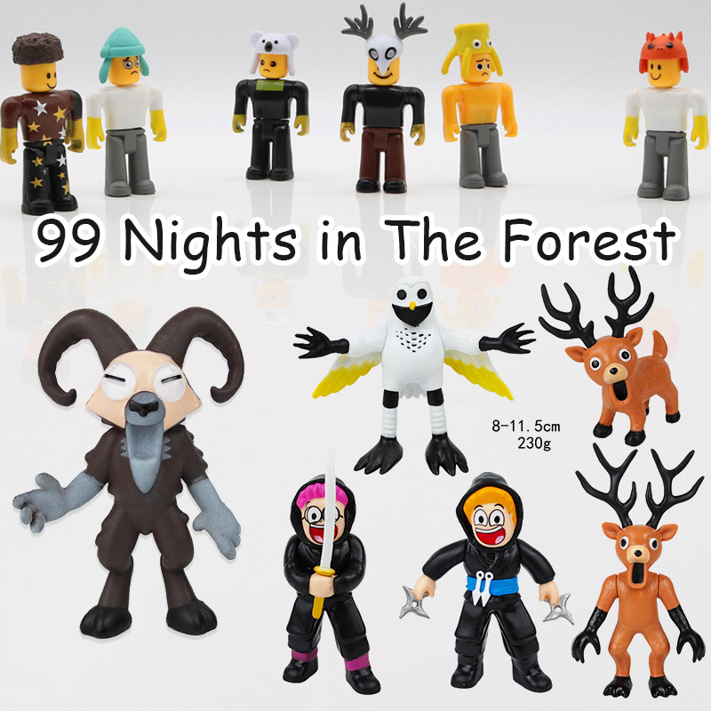 Roblox 99 Nights in The Forest Deer Owl Crossbow Cultist Action Figure ของเล่นเด็กตกแต่งรุ่น