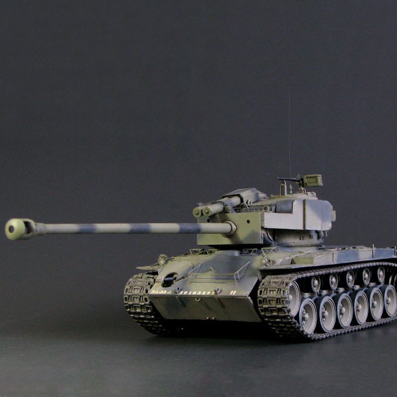 [คลังสินค้าพร้อม] Trumpeter ประกอบรุ่น 1/35 World War II American T26E4 Super Panxing Tank ประเภททดล