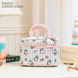 กระเป๋าใส่เครื่องสำอาง Sanrio Hello Kitty ความจุขนาดใหญ่ - กระเป๋าใส่เครื่องสำอางแบบพกพาสำหรับการเดินทาง