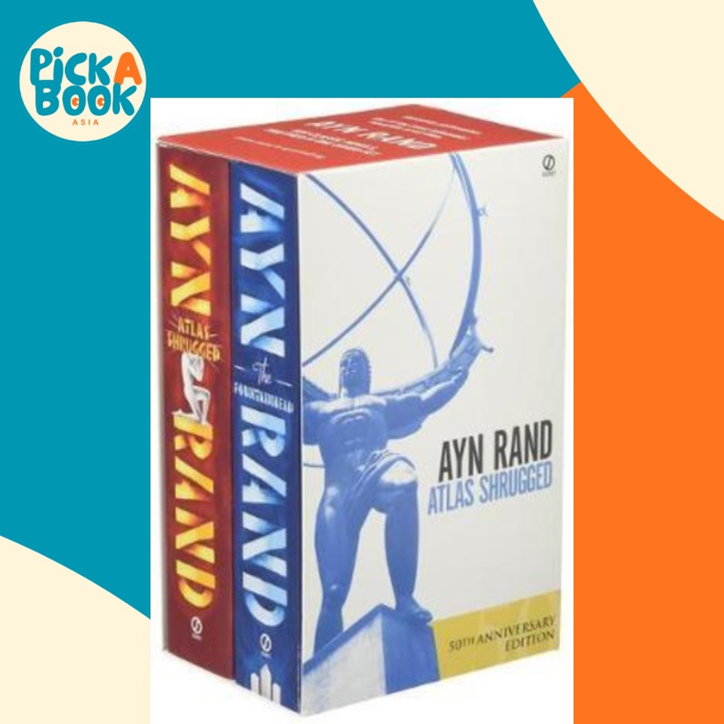 Ayn Rand / Atlas Shrugged / the Fountainhead โดย Ayn Rand (ฉบับสหรัฐอเมริกา ปกอ่อน)