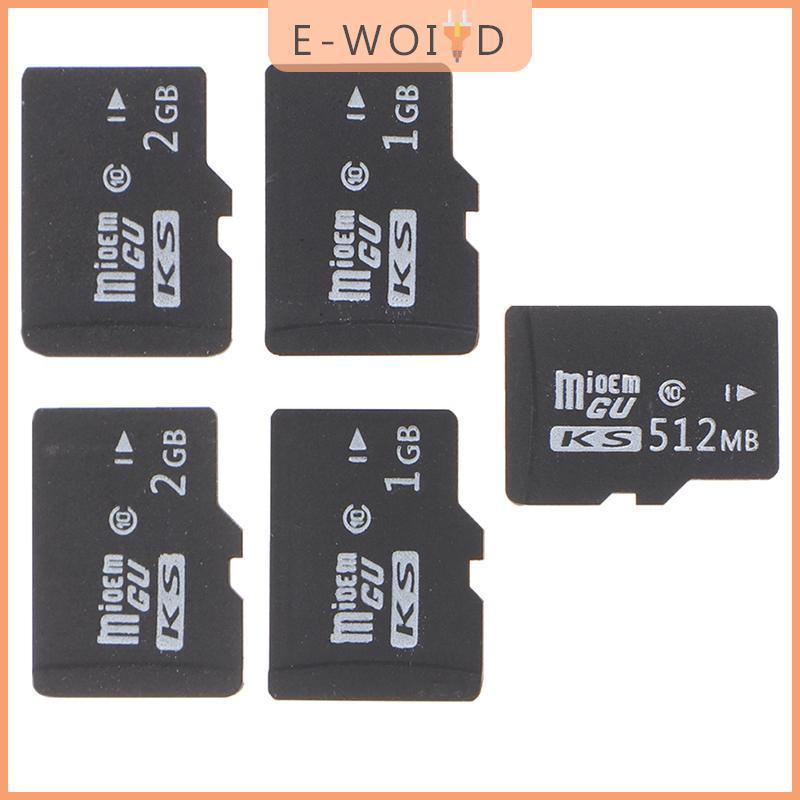 YUYIN4 1PCS 512MB 1GB 2GB ความเร็วสูง ​​ชุดการ์ด ไมโคร SD สําหรับกล้องโทรศัพท์มือถือ