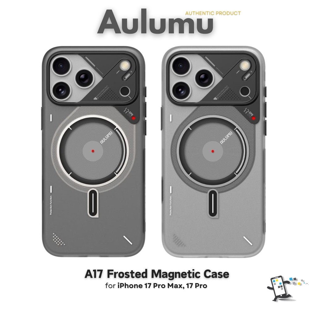 Aulumu A17 Frosted Magnetic Case เคสสำหรับ iPhone 17 Pro Max และ iPhone 17 Pro