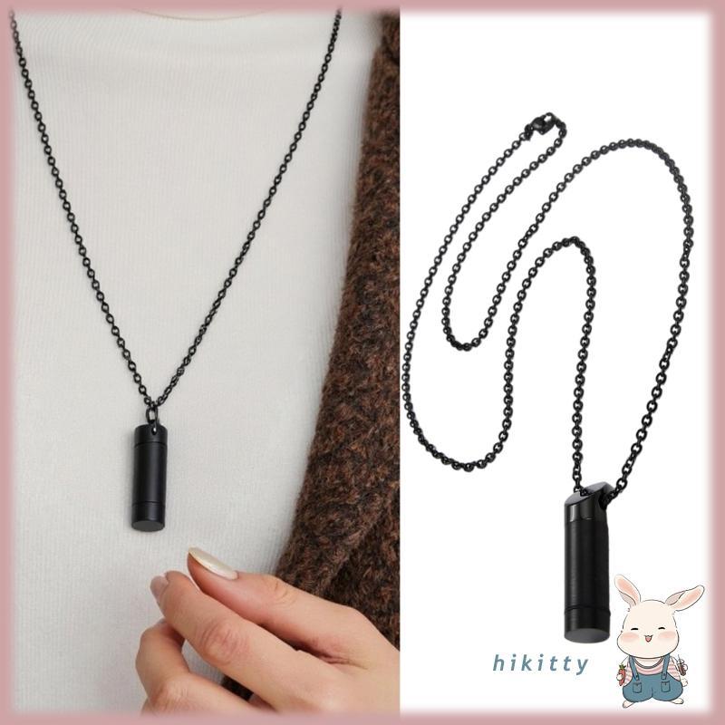 HIK สร้อยคอจี้ Vial แบบพกพาสําหรับสวมใส่ทุกวันและโอกาสพิเศษ