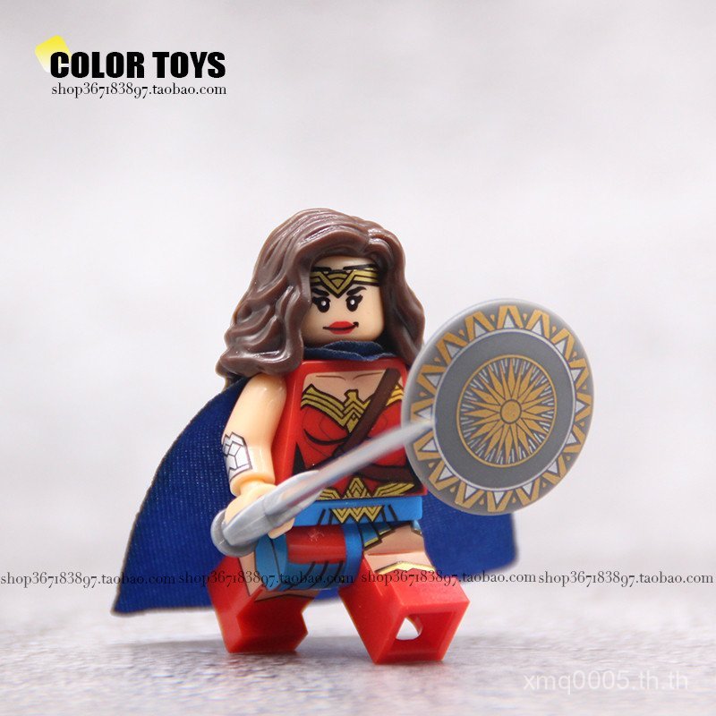 สินค้าใหม่ DC Superhero Wonder Woman Wonder Woman ประกอบอาคารบล็อก Minifigure เด็กการศึกษาของเล่นตกแ