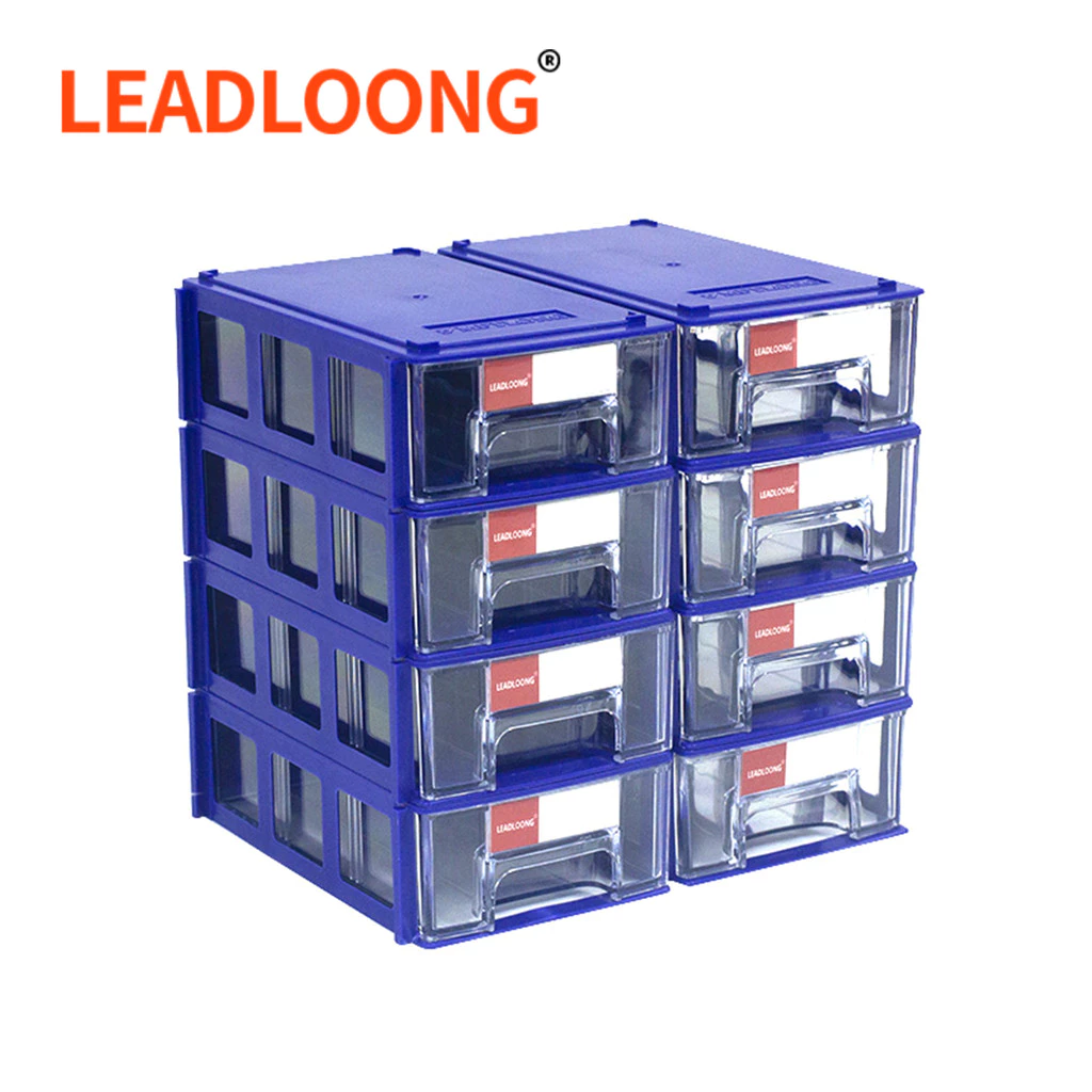 LEADLOONG F0 140*90*40 มม. ชิ้นส่วน ลิ้นชัก ลิ้นชักออแกไนเซอร์แบบแยกส่วน กล่องส่วนประกอบพลาสติก ชิ้นฮาร์ดแวร์ สกรู กล่องเก็บเครื่องสําอางเดสก์ท็อป กล่องเก็บเครื่องประดับ