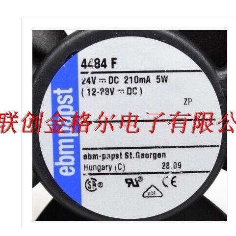 [Radiator] ต้นฉบับเยอรมันนําเข้า TYP 4484F 4484FG 24V 210MA 5W 12025 พัดลมนําเข้า