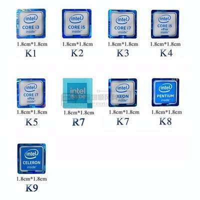 [สติ๊กเกอร์ 2026] 6th Generation CORE CPU Label Notebook Desktop i3 i5 i7 สติกเกอร์ Corey 6th Genera