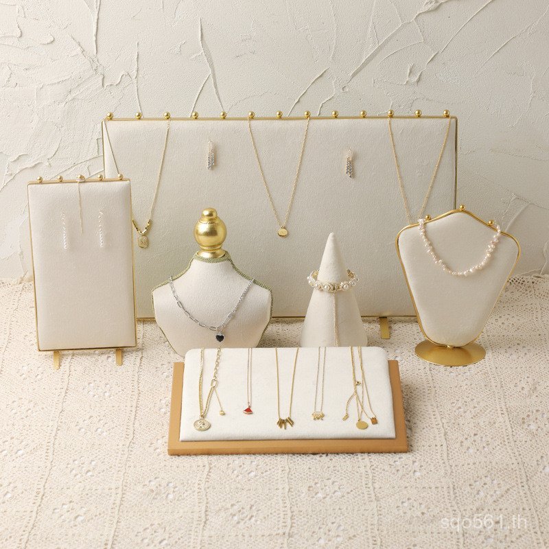 เครื่องประดับยืนแสดงถาดแสดงอุปกรณ์ประกอบฉากต่างหูคณะกรรมการการจัดเก็บเครื่องประดับสร้างสรรค์เคาน์เตอ
