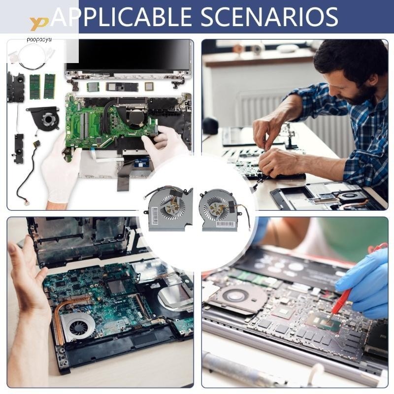 PPY Laptop Cooling Fan DC5V 0.55A 4Pin CPU GPU Water Tank for GE65 GL65 GP65 WE65 Leopard MS-16U1 MS