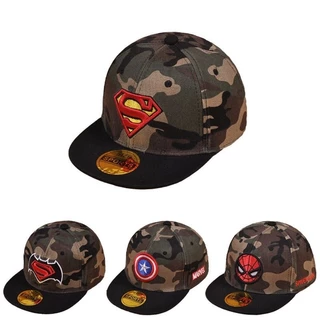 1หมวกเก็บhip hopของเด็กชายเด็กโต Spiderman หมวกแก๊ป ลายสไปเดอร์แมน ปรับขนาดได้ สําหรับเด็ก 3-10 ปี หมวกเก็บฮิปฮอปเด็กโต