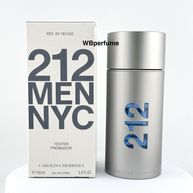 น้ําหอมแท้ 100% Carolina Herrera 212 Men NYC EDT 100 ml. เครื่องทดสอบ