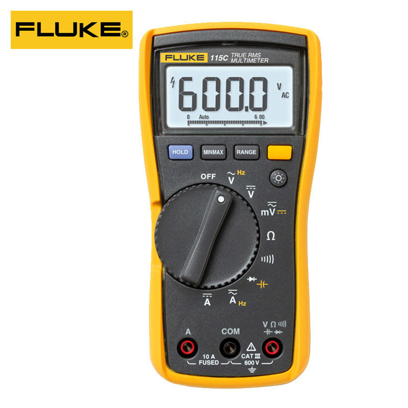 FLUKE FLUKE FLUKE F117C มัลติมิเตอร์แบบดิจิตอลเหมาะสําหรับการตรวจจับบุคลากรระดับมืออาชีพ มัลติมิเตอร