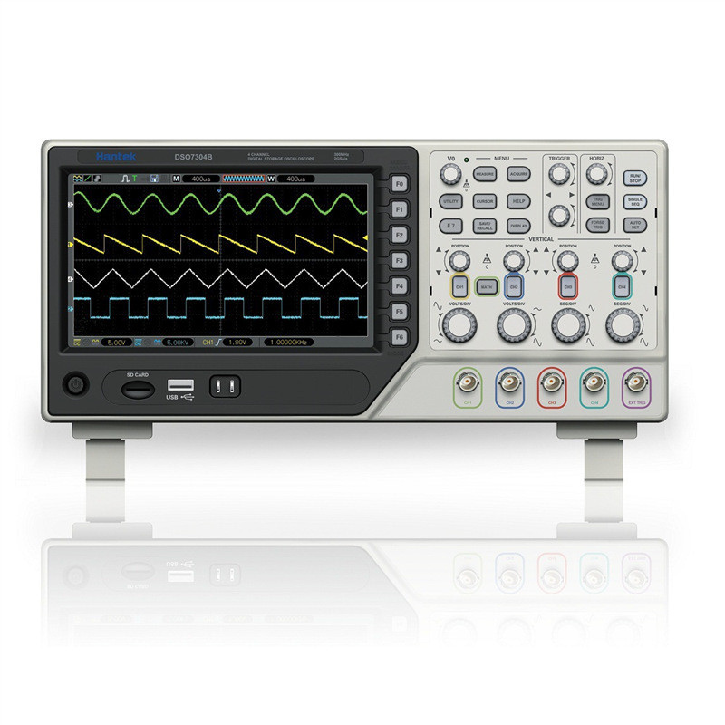 Hantek Hantek Hantek DSO7104B เดสก์ท็อปดิจิตอลออสซิลโลสโคปแบนด์วิดท์ 100MHz, ออสซิลโลสโคปหน่วยความจํ