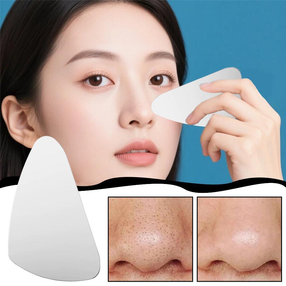 Sug Ultra-thin Blackhead Shovel สแตนเลสพื้นผิว Care Skin เครื่องมือ Scraper S9u5