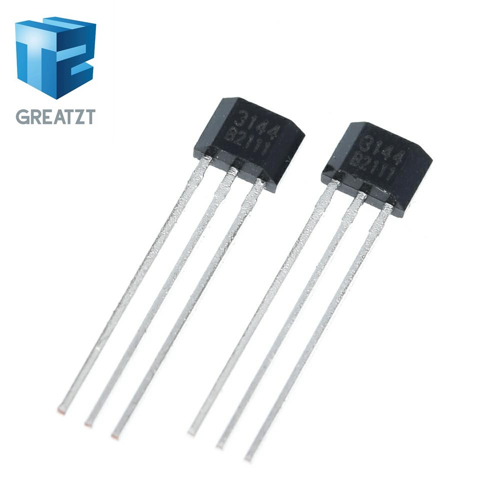 10pcs A3144 OH3144 Y3144 Hall Effect Sensor มอเตอร์ไฟฟ้าแบบไม่มีแปรง TO-92UA A3144EUA